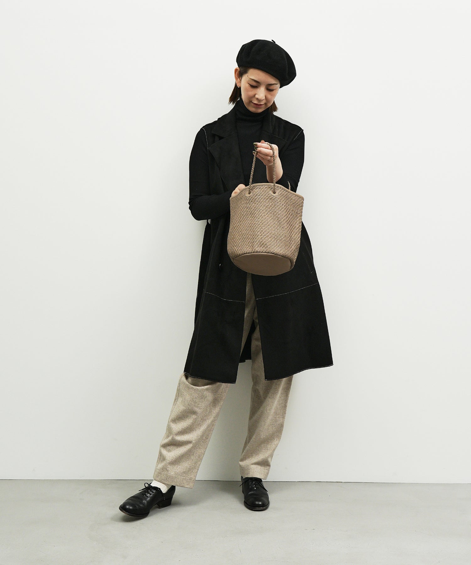 marron beige / 168cm