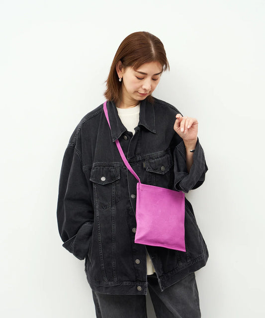 #30《SALE 40%》デイサコッシュ(peony purple)/ ピッグスキン・ハリー