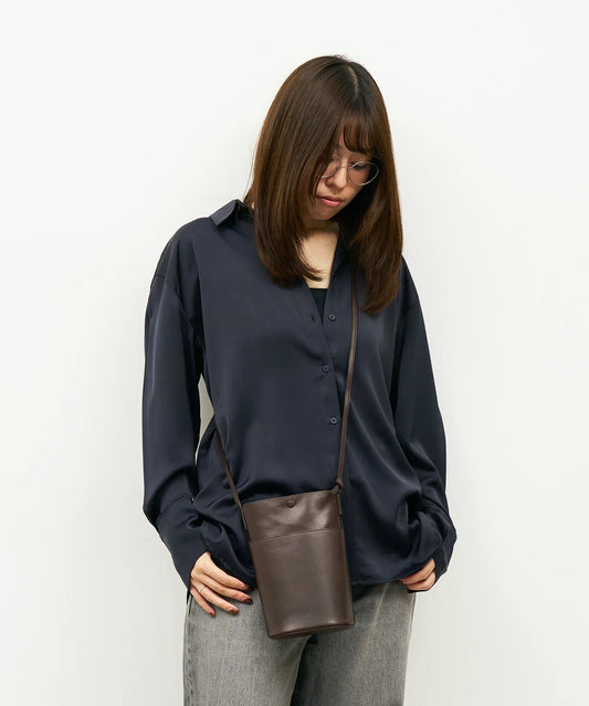 #45/スリークパスXS（bitter brown）/ 牛革・アペルト - REN