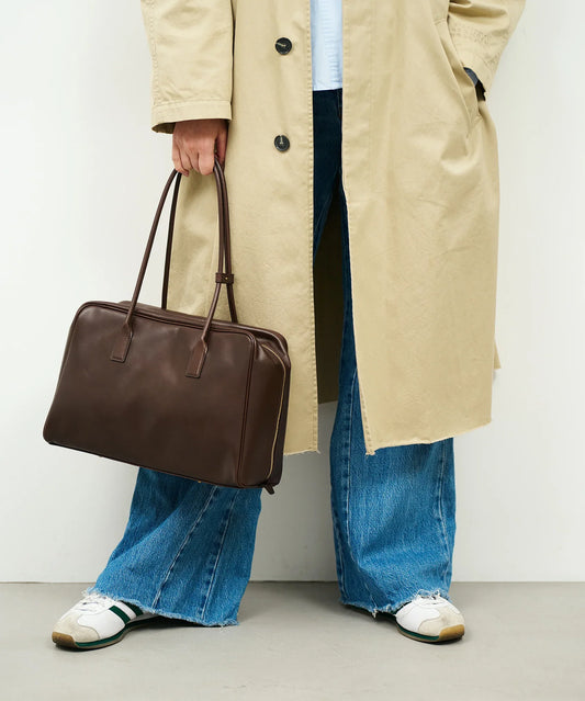 #45/ コンターボストンM（bitter brown）/ 牛革・アペルト - REN