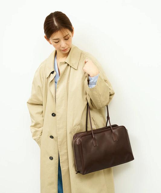 #45/ コンターボストンM(bitter brown)/ 牛革・アペルト