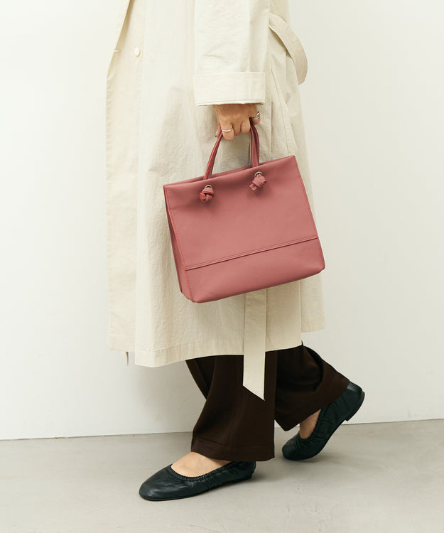 #51b/ ミニショッパー（rouge pink） / 牛革・フィリップ