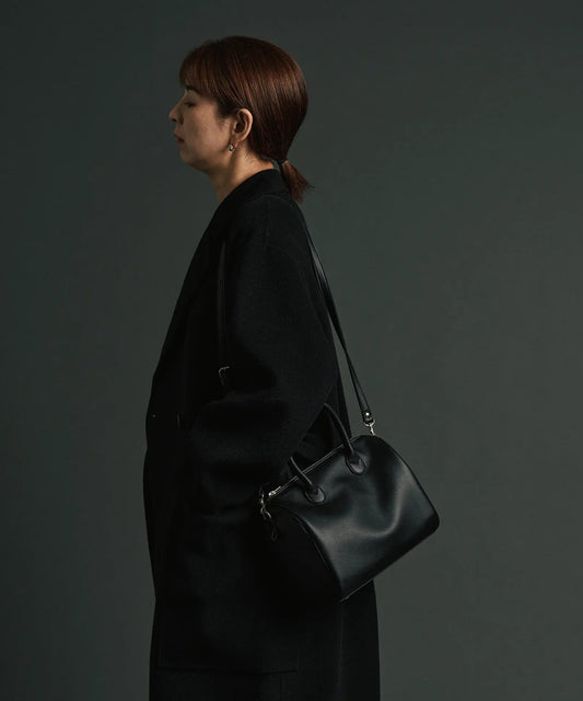 #52/ ミニボストン（black）/ 牛革・バレンシア