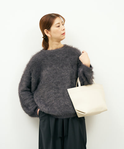 #52b《SALE 20%》ランチバッグS（ivory） / 牛革・バレンシア