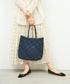 #57/ メルカドショッパー（classic navy） / 牛革・バッファローメッシュ