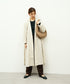 #60/ サークルバスケットM（marron beige）/ 羊革・シープメッシュ