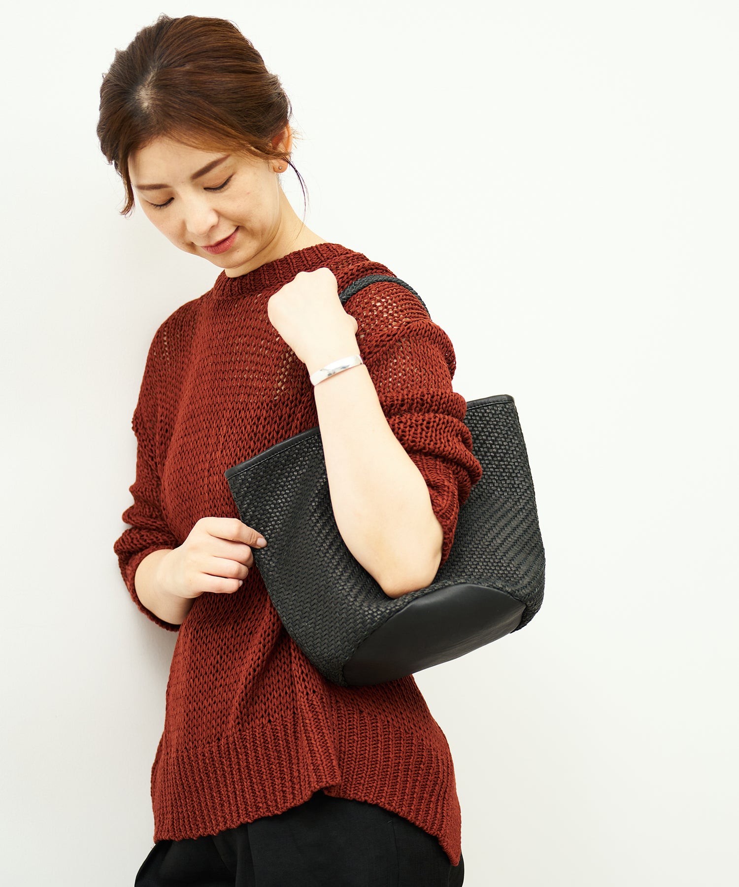 今期 完売 REN SHEEP MESH バスケット ブラック メッシュ バッグ 今期 完売 REN SHEEP MESH バスケット ブラック メッシュ バッグ