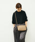 #60/ バレルショルダーM（marron beige）/ 羊革・シープメッシュ