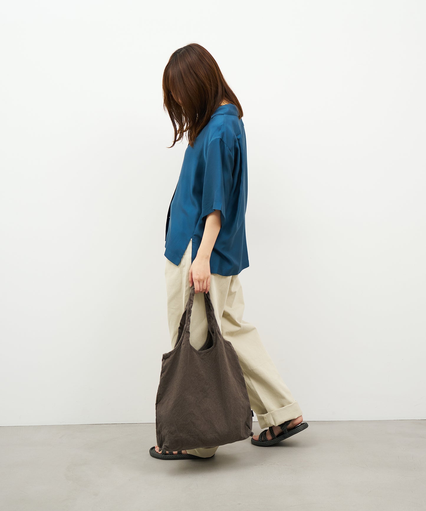 #74/ メトロキャリー M（Logwood gray）/ NATURE DYE