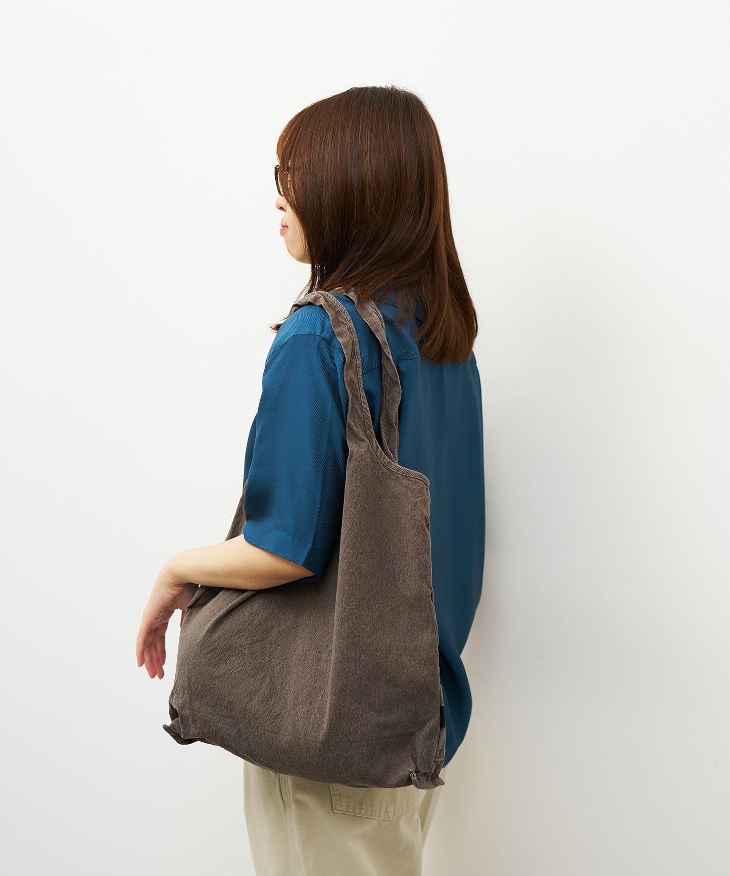 #74/ メトロキャリー M（Logwood gray）/ NATURE DYE