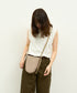 #75/ ネイバーズサコッシュ（sand gray）/ WASHABLE COTTON