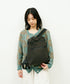 #86 / フラットリュック（charcoal）/ WRINKLE NYLON