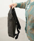 #86 / フラットリュック（charcoal）/ WRINKLE NYLON