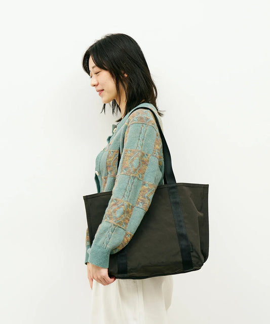 #86/ ベルトライントート（charcoal）/ WRINKLE NYLON - REN