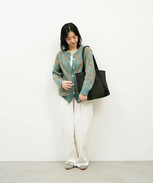 #86/ ベルトライントート（charcoal）/ WRINKLE NYLON - REN