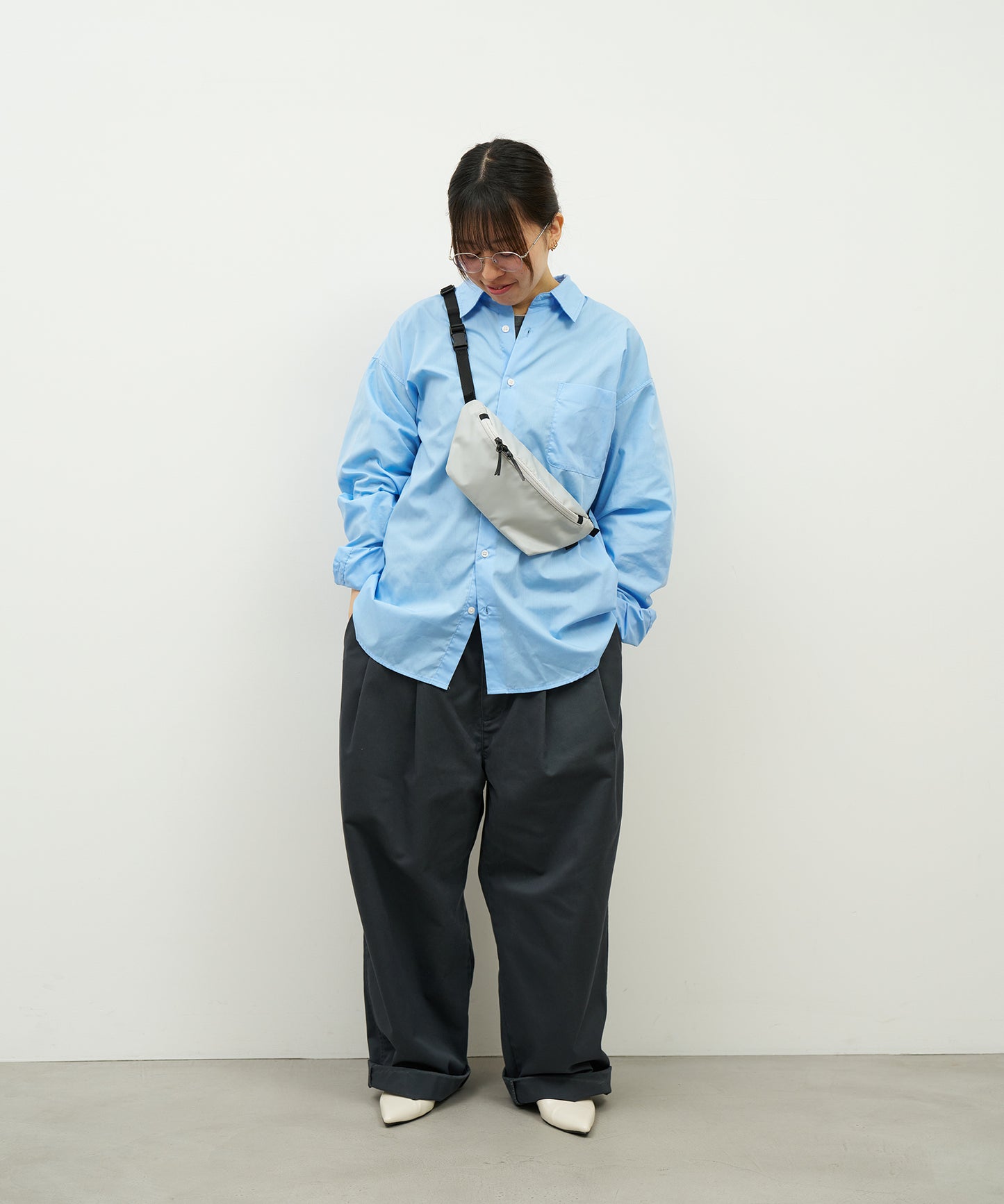 #87/ ライズスリング（silver gray）/ Basic Nylon