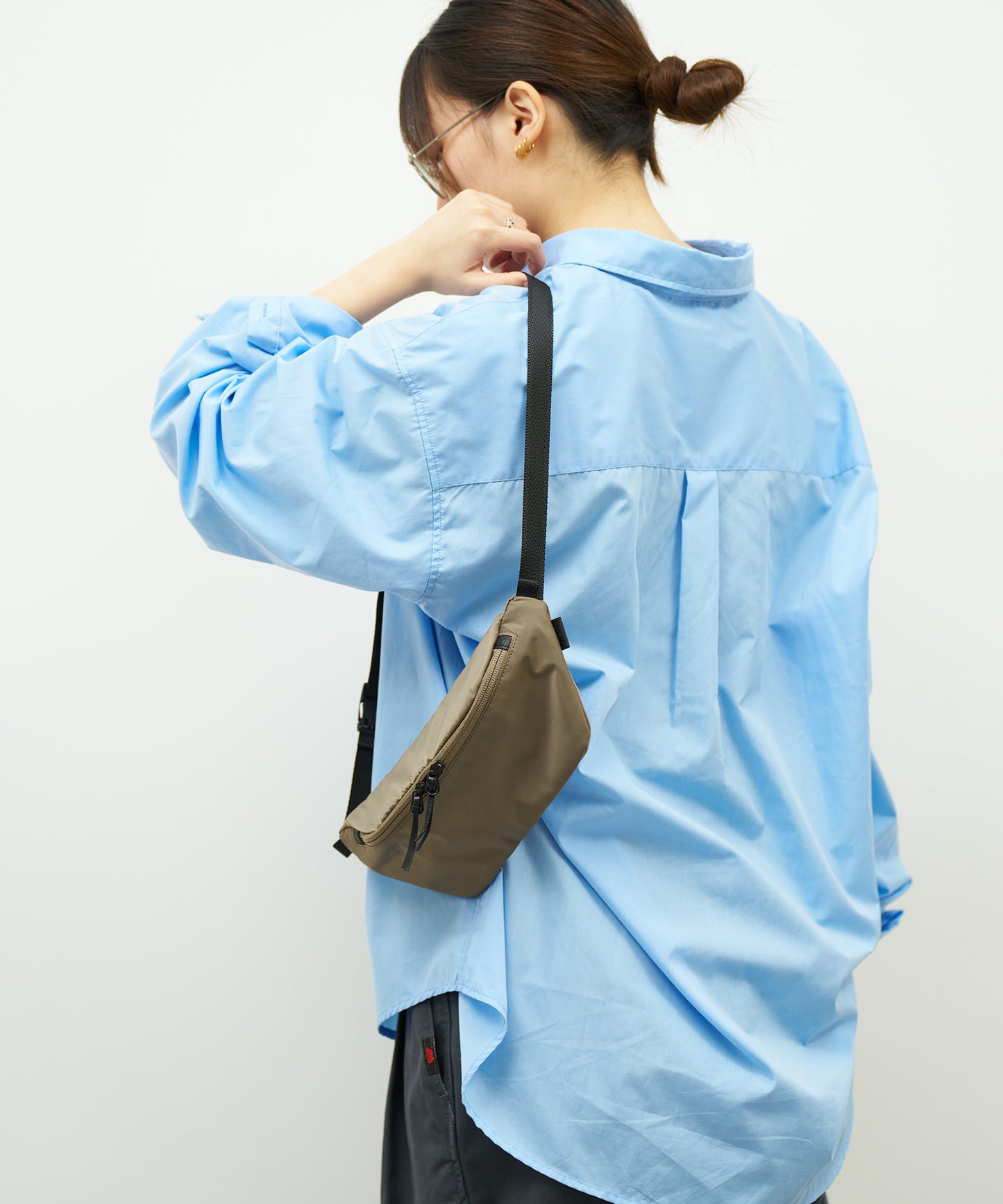 #87/ ライズスリング（khaki gray）/ Basic Nylon