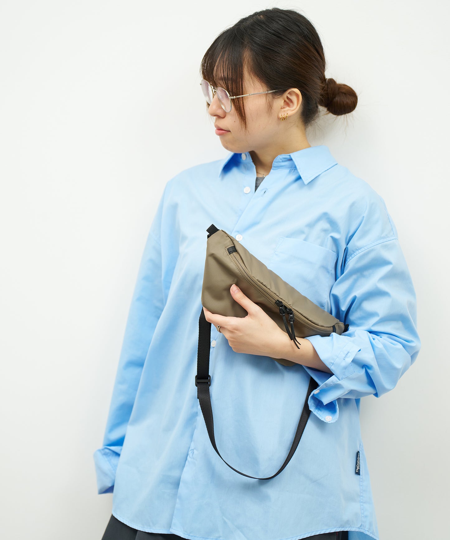 #87/ ライズスリング（khaki gray）/ Basic Nylon