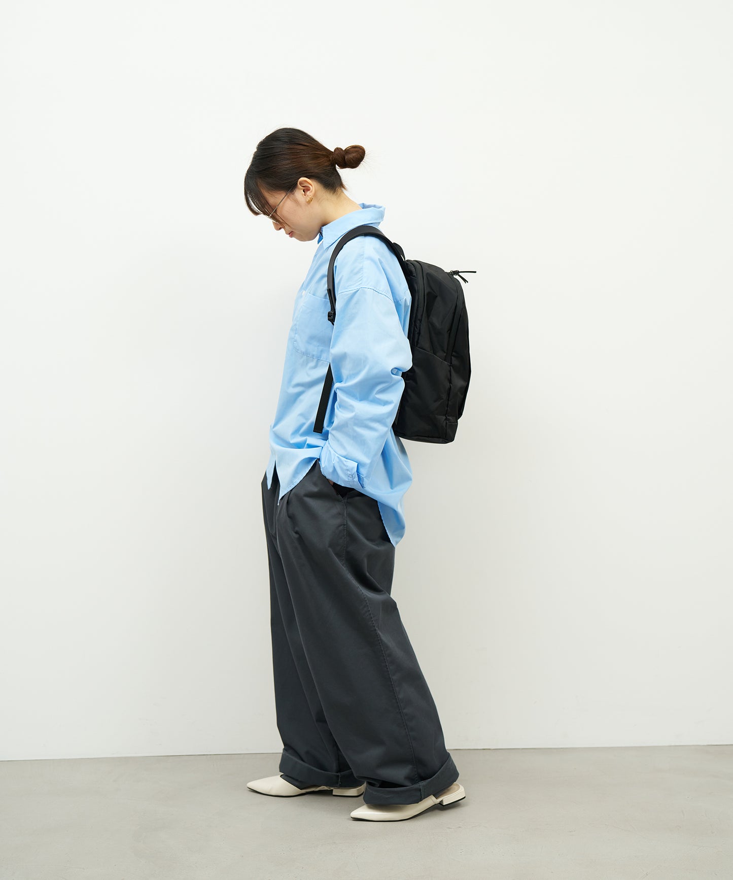 #87/ ライズパック 16L（black）/ Basic Nylon