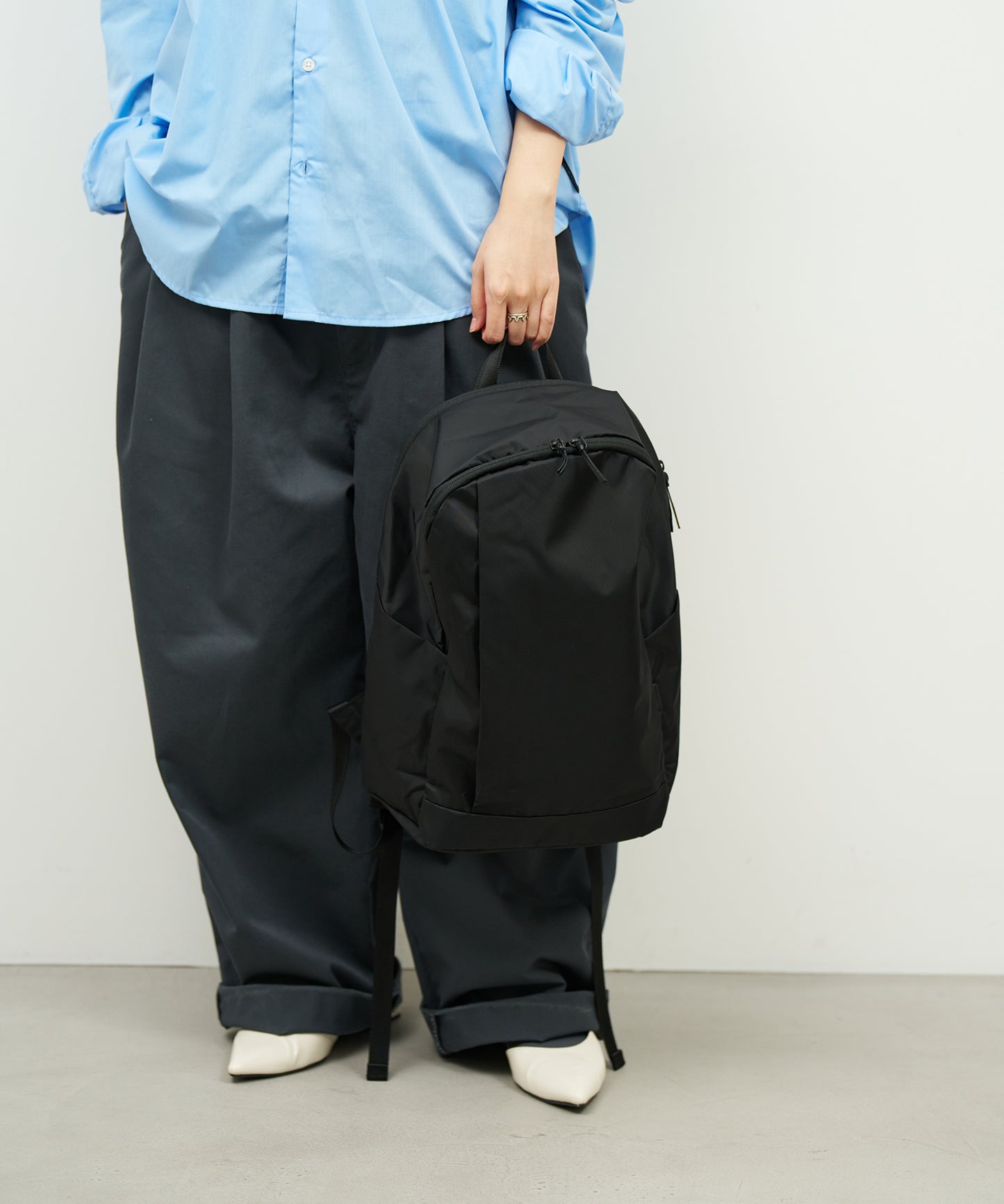#87/ ライズパック 16L（black）/ Basic Nylon