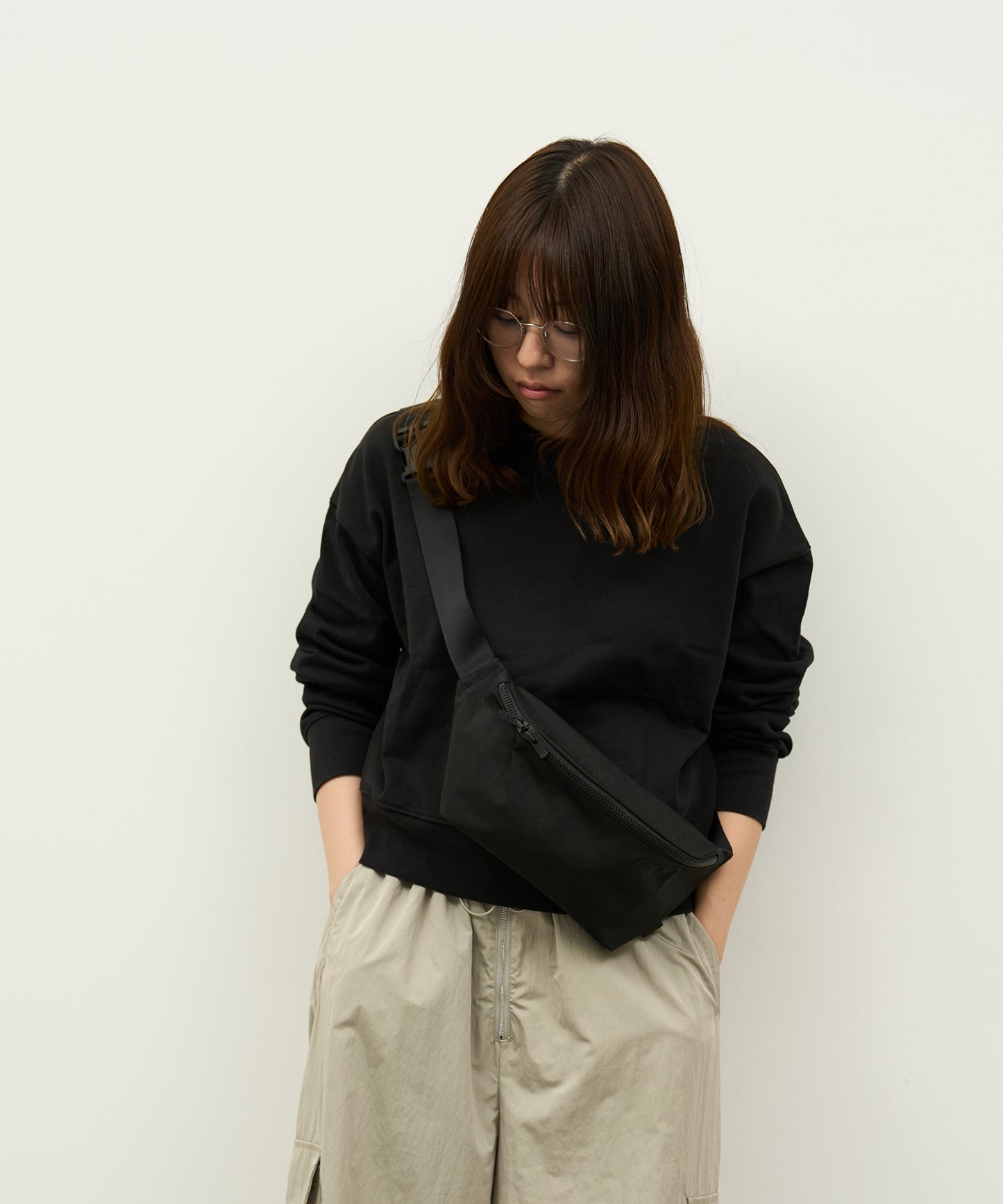 《10%off ~10/14》#89/ ウエストバッグ / Black