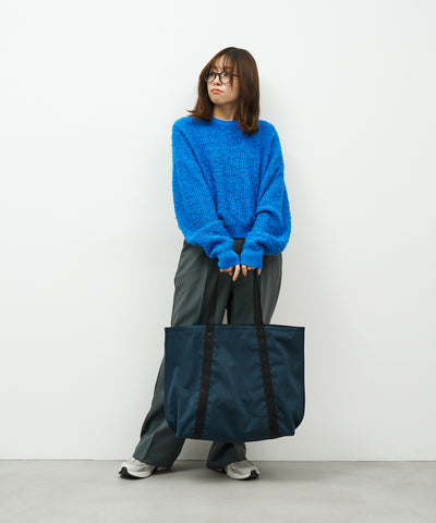 #89/ ビッグトート（navy blue）/ HD NYLON