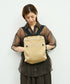 #89《SALE 40%》フラットリュック（beige）/ HD NYLON