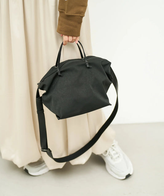 #89/ 2wayミニボストン（black）/ HD NYLON - REN