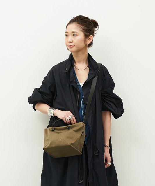 #89/ 2wayミニボストン（khaki）/ HD NYLON - REN
