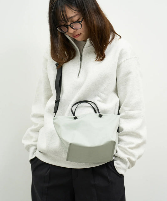 #89/ 2wayミニボストン(light gray)/ HD NYLON - REN