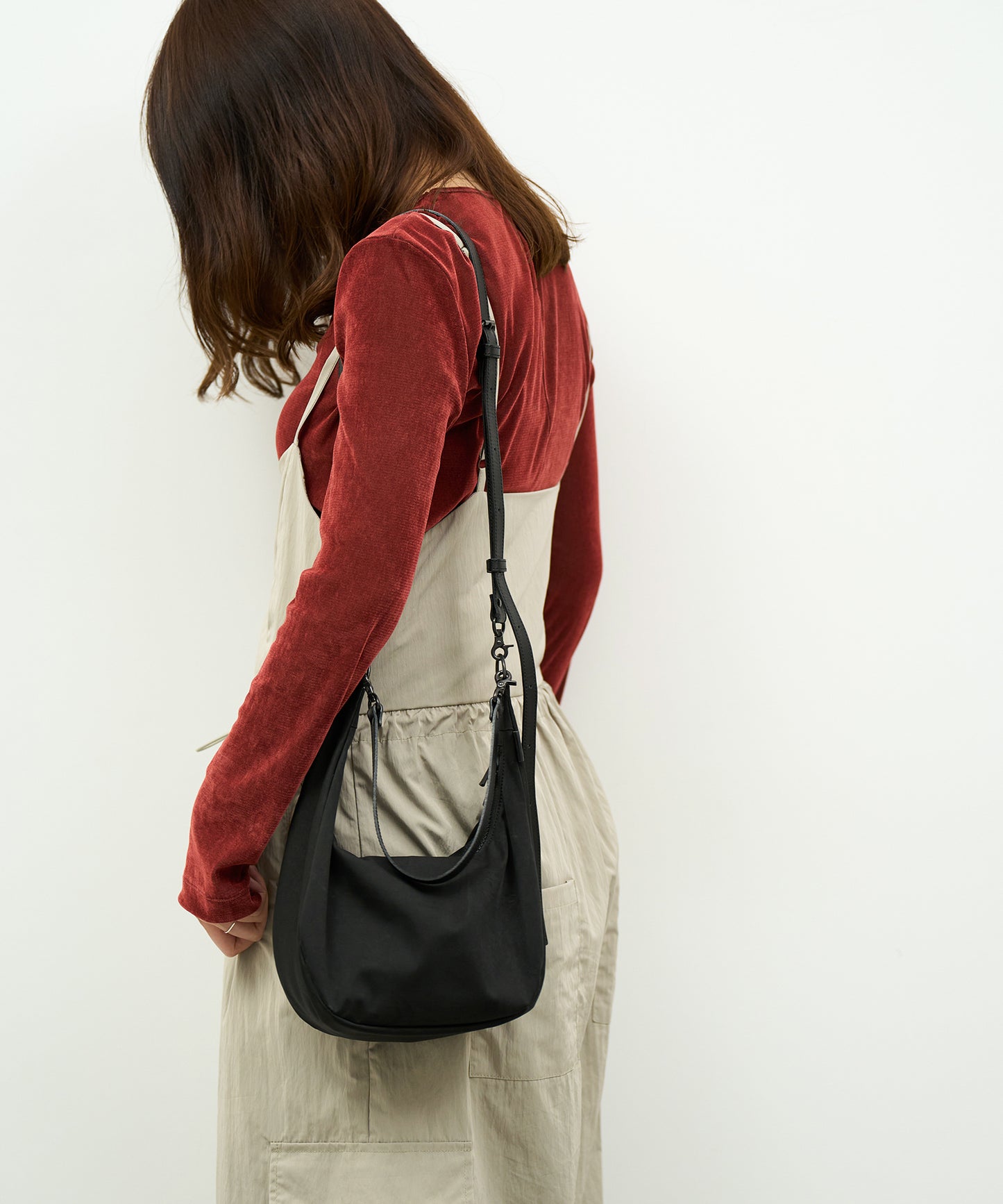 《10%off ~10/14》#89/ デイリーラウンドショルダー / Black