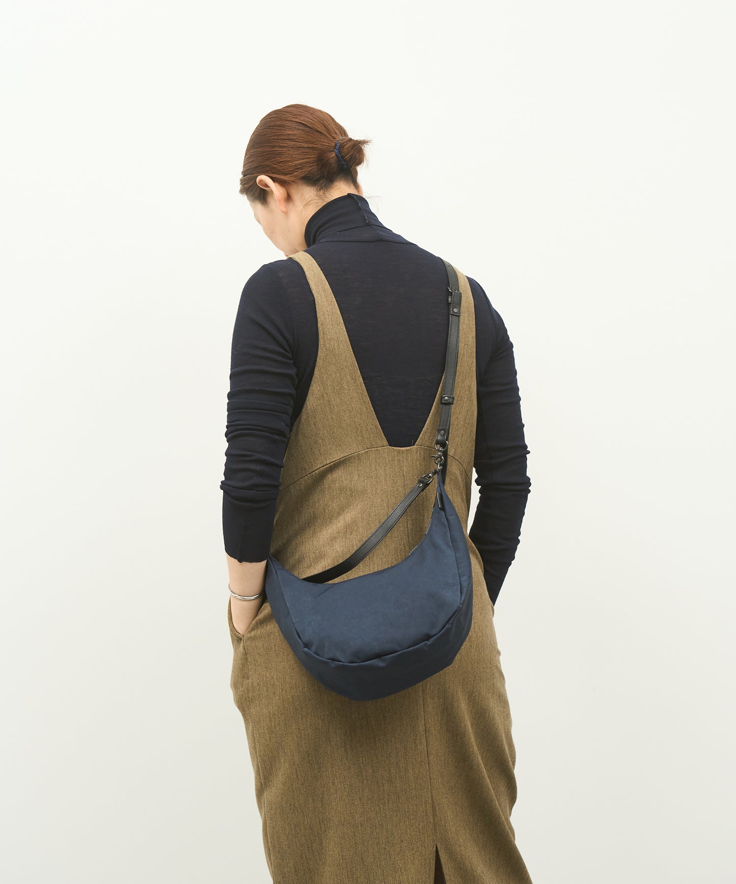 《10%off ~10/14》#89/ デイリーラウンドショルダー / Navy blue