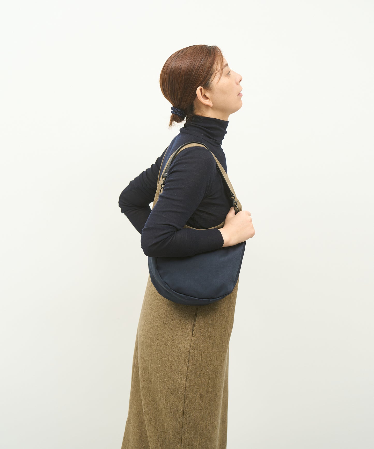 《10%off ~10/14》#89/ デイリーラウンドショルダー / Navy blue