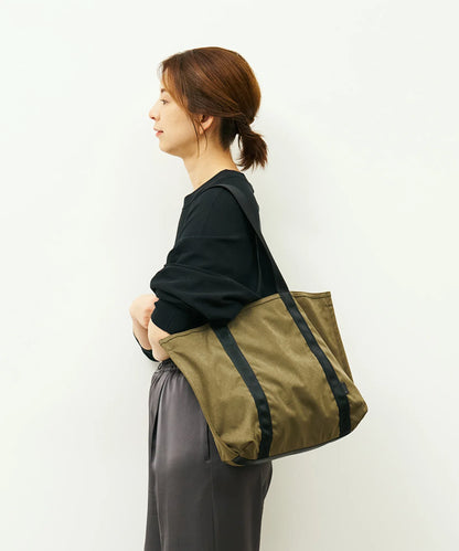 #89/ ベルトライントート（khaki）/ HD NYLON