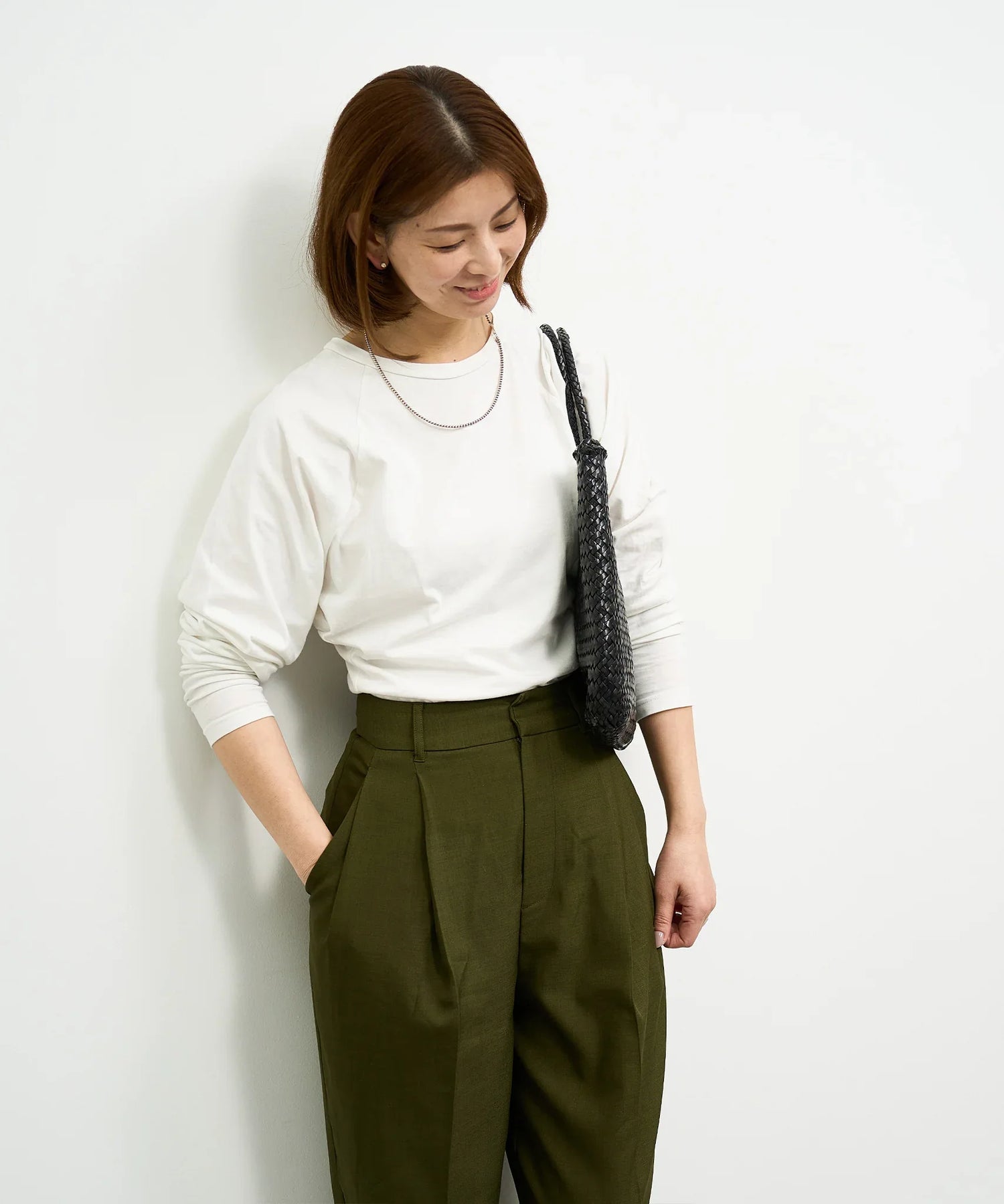 【26SS】#57/ メルカドショッパー（black） / 牛革・バッファローメッシュ - REN