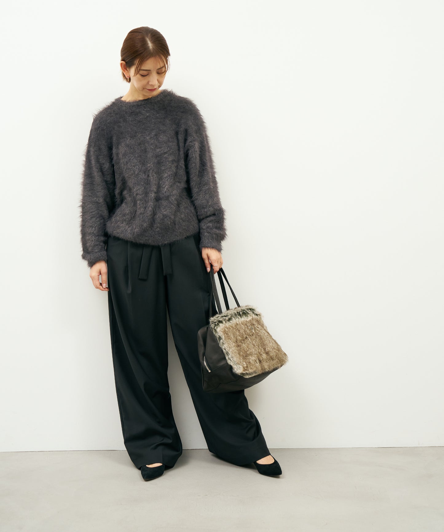 #88a《BF SALE 10%》スクエアダッフルM・イエティ / ピッグスキン・ハリー