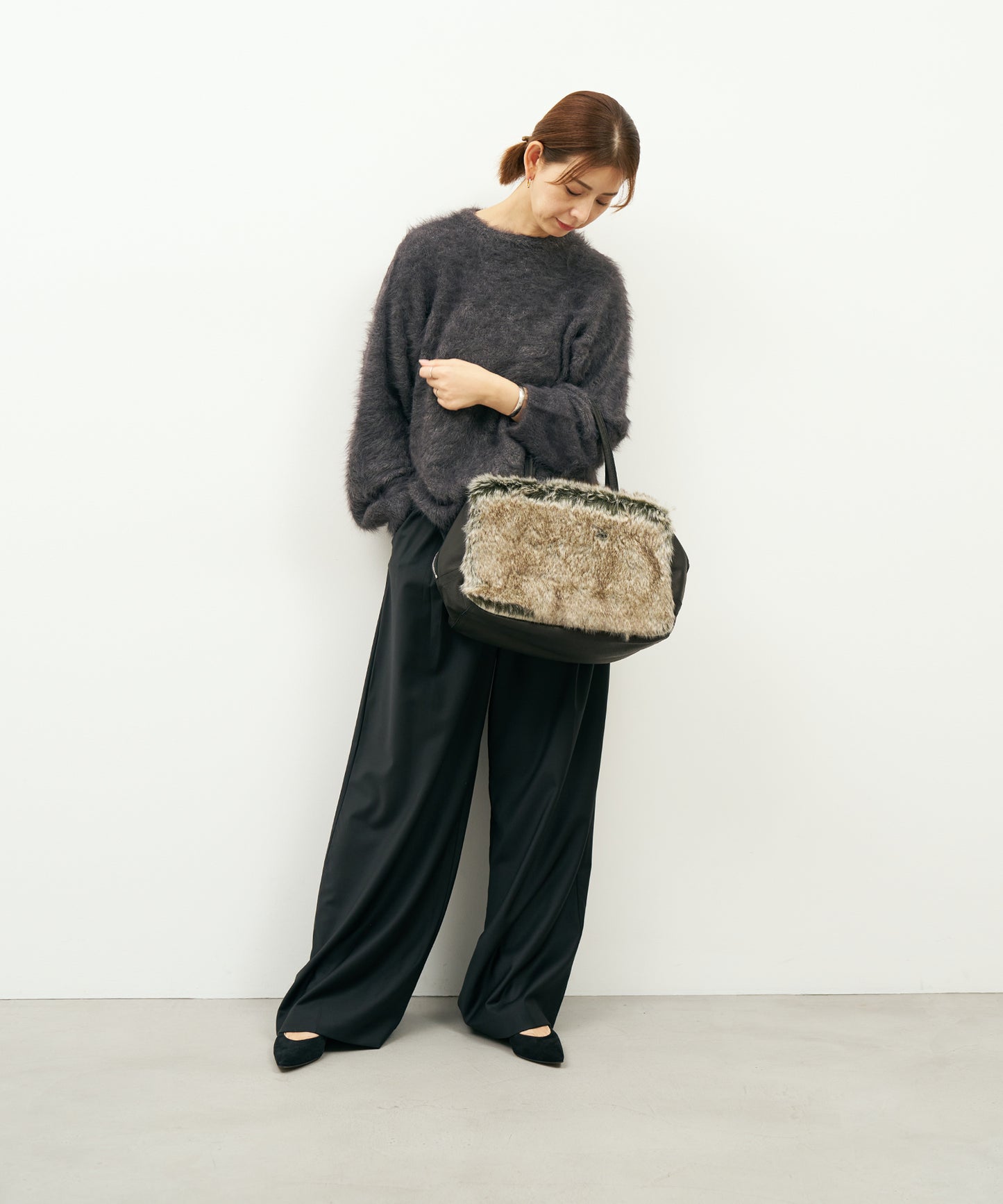 #88a《BF SALE 10%》スクエアダッフルM・イエティ / ピッグスキン・ハリー