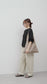 #75/ ハンモックサック（sand gray）/ WASHABLE COTTON