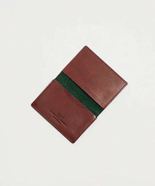 #49/ アドレスカードケース（matte gray）/ 牛革・バブルカーフ - REN