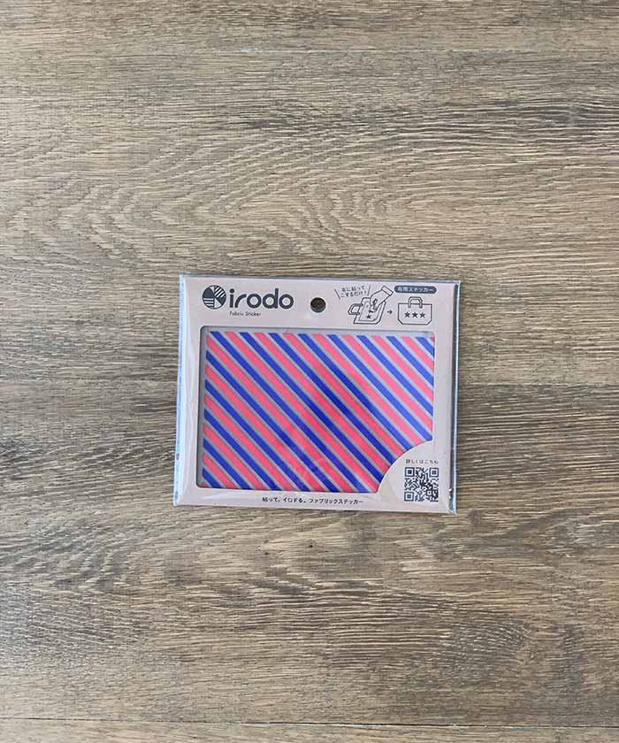 ストライプ / red + blue